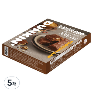 DUNKIN' 高蛋白棒 Pro 3入, 210g, 5個