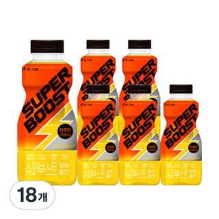 Binggrae Super Boost零卡活力飲料, 500ml, 18瓶