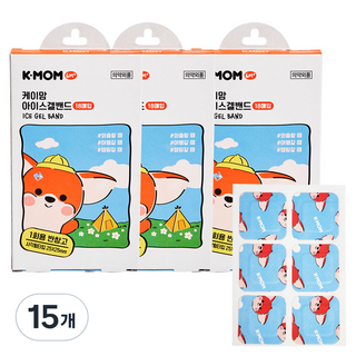케이맘 유아용 아이스겔 반창고 18p, 24g, 15개