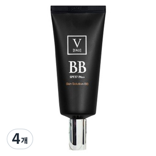 파우 스킨솔루션 비비크림 SPF37 PA++, 화사한 베이지, 50g, 4개