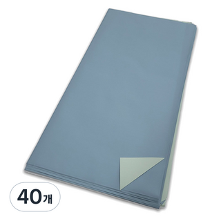 Madakkumi 雙面防水花束包裝紙, 40個, 16 綠灰色 霧藍色