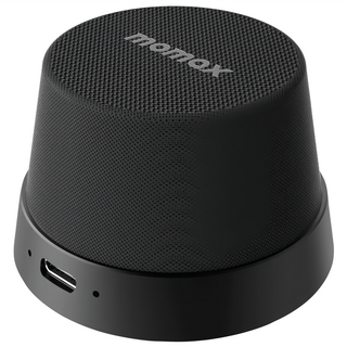 MOMAX 1-Vibe Go磁吸藍芽音箱, BS6TW, 黑色