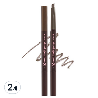 에뛰드 드로잉아이브로우 프로 0.25g, 06 애쉬 브라운, 2개