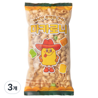 小包裝通心粉造型爆米香 卡拉馬卡, 3個, 150g