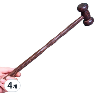 캐롤링 원목 등 마사지 허리북 안마봉, 4개
