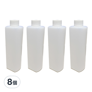 塑料分裝瓶 圓角方形 500ml 本色 分裝容器, 8個