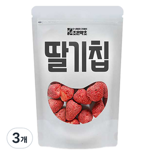 joeunyakcho 凍乾草莓片, 3個, 150g