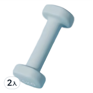 【sc優選】鑄鐵實心六角磨砂 浸塑啞鈴, 0.5kg, 2入