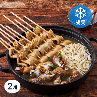 the푸짐한강연우 오동통 백고동 어묵탕 (냉동), 1.12kg, 2개
