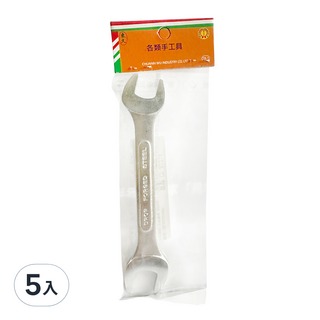 海神坊 12*14雙開口板手5入組, 碳鋼拋光, 維修工具, 5入