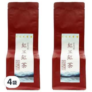 茶曉得 台灣極緻紅玉紅茶, 100g, 2包, 4袋