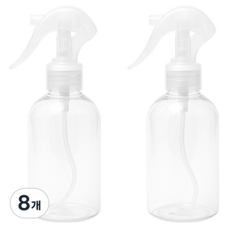 선동상사 통통한 스프레이 공병 300ml, 8개, 투명