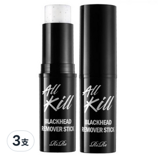RiRe All Kill 去黑頭粉刺清潔棒 含植物萃取 鎮定保濕 清潔毛孔 溶解汙垢油脂, 3支