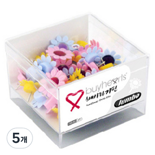 buyhearts 大向日葵髮夾 JFP, 50件, 5個
