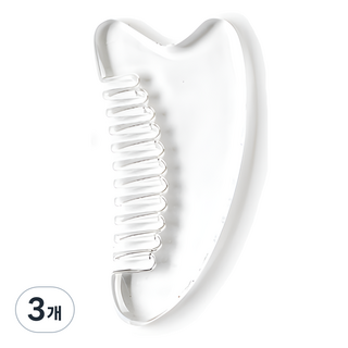 바이데 實用美顏臉部刮痧按摩器 透明3, 3個, 單一顏色