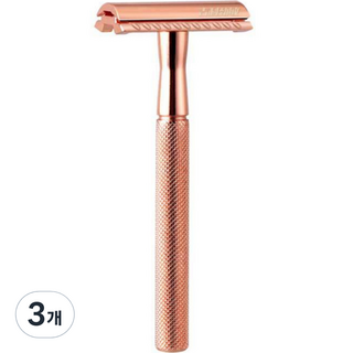 MAJING CHOICE 女士一次性剃須刀玫瑰金, 1入, 3個