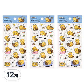 春植Ordinary裝飾貼紙, 混合色, 12個