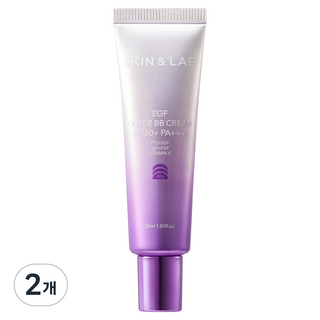 SKIN&LAB EGF 遮瑕BB霜 SPF50+ PA++++, 2個, 30ml, 膚色