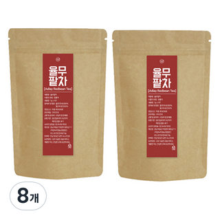 韓國產薏仁紅豆茶三角茶包, 1g, 10包, 8袋