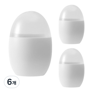 ABM 冰箱磁鐵牙籤盒, 白色, 6個