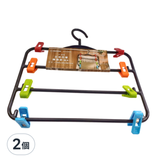 KEYWAY 聯府 百搭四層褲裙架 附夾 355 x 35 x 387mm, F-828, 2個