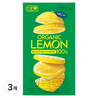 Hy 檸檬汁隨身包 14條入, 280ml, 3個