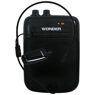 wonder 旺德電通 充電式無線教學擴音器, 1個, 黑色, WS-P015