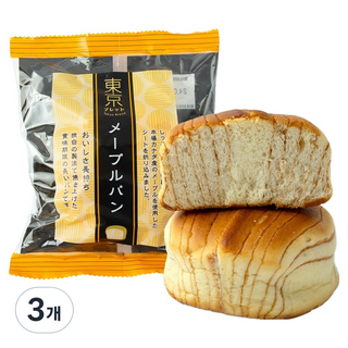 Tokyo Bread 楓糖麵包, 70g, 3個