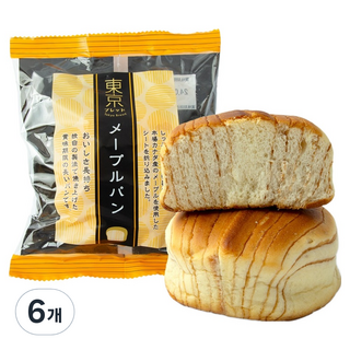 Tokyo Bread 楓糖麵包, 70g, 6個