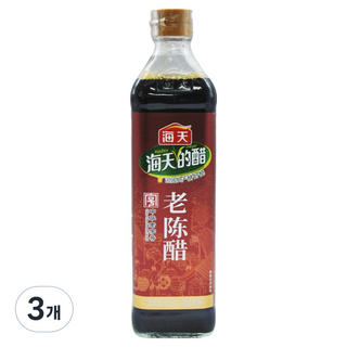 Haday 海天 發酵老陳醋黑醋, 3個, 450ml