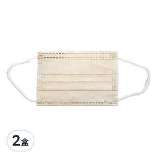 MPM 沐慷 平面滿版醫療口罩 成人, 滿版冰拿鐵, 50片, 2盒
