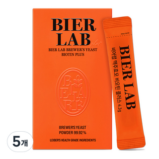 비어랩 맥주효모 비오틴 플러스 14p, 60.2g, 5개