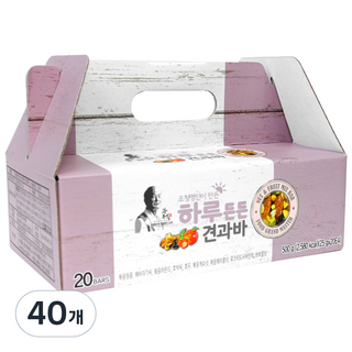 杜樂村 姜鳳錫 名人米麴糖 一日飽足堅果棒, 25g, 40個