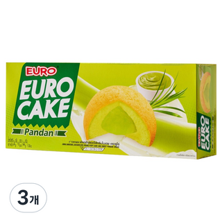 泰國 EURO 卡士達蛋糕, 3個, 144g