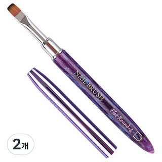 카카스 전문가용 네일브러쉬 KN-B3062, 혼합색상, 2개