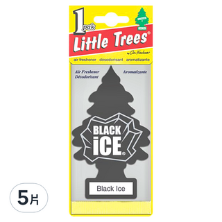 Little Trees 小樹香片 黑鑽, 香味持久自然 清新怡人 時髦可愛 輕巧易掛, 7g, 5片