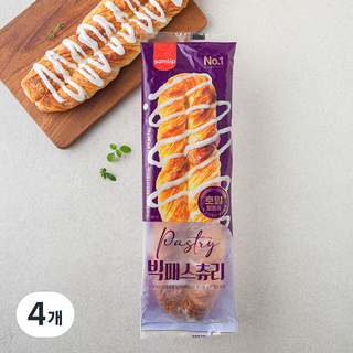 삼립 발효 빅패스츄리, 110g, 1개입, 4개