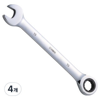 StanMan 齒輪棘輪扳手 15mm, 4個