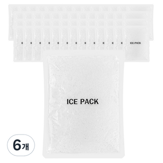 코멧 아이스팩 중형 15x20, 6개, 54개입