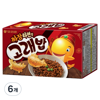 ORION 好麗友 鯨魚王脆餅 炸醬麵口味, 46g, 6盒