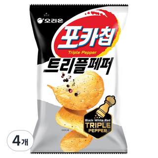 ORION 好麗友 Pocka Chip-關閉 三重胡椒口味, 4個, 60g