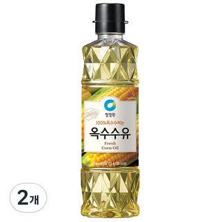 清淨園 玉米油, 500ml, 2個