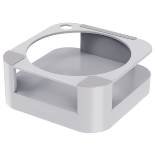 Lestar Apple M4 Mac Mini 鋁合金散熱支架 KM27, 銀色, 1個