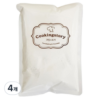 Cookingstory 裝飾白粉, 200g, 4個