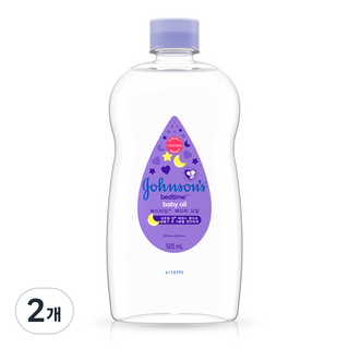 존슨즈베이비 베드타임 베이비 오일, 500ml, 2개
