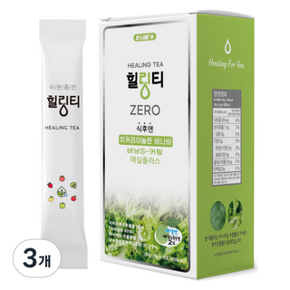 Zero菊苣纖維&巴拿巴葉療癒茶S 梅子口味 15條入, 3盒, 150g