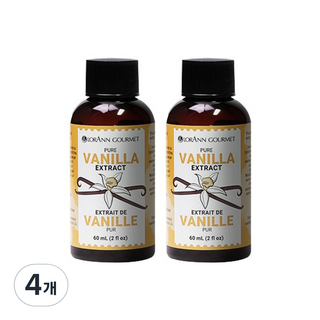 Roanne 香草香精烘焙原料 60ml, 4瓶