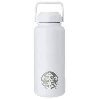 STARBUCKS 星巴克 經典款不鏽鋼杯 11149739, 1個, 960ml, 白色