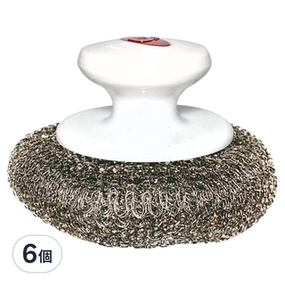 NEXCLEANS 舞水痕 不銹鋼刷 爐具專用 耐用不易生鏽, 6個, 1個