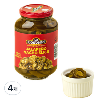 La Costena 墨西哥辣椒切片, 440g, 4個
